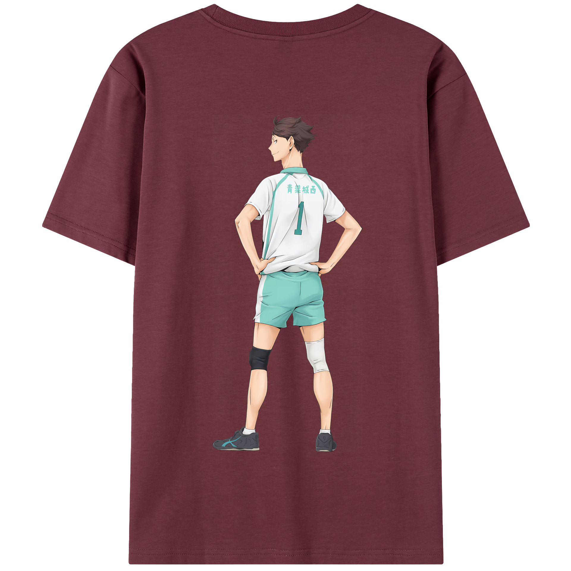 （画像用） ハイキュー!! Haikyu!! 綿100％半袖Tシャツ（背面プリント）
